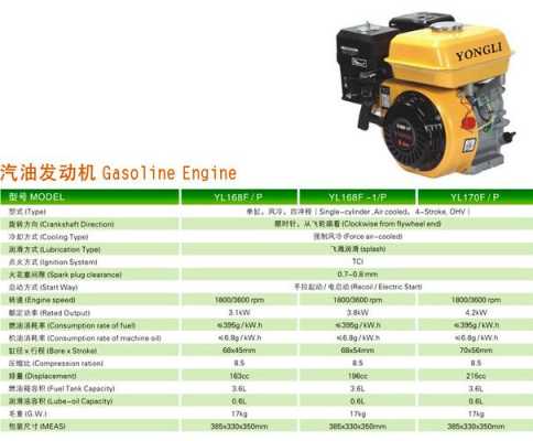 170汽油机说明书 170汽油机故障排除