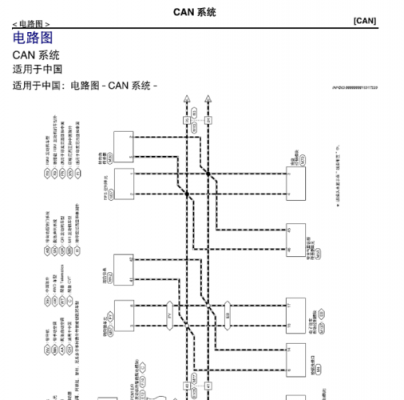 东风日产can通讯电路故障