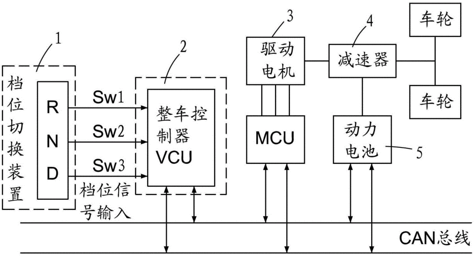 电动汽车档位器原理图-电动汽车档位故障