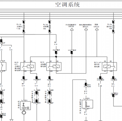 比亚迪速锐空调故障代码_比亚迪速锐空调电路图