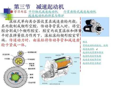 减速起动机故障