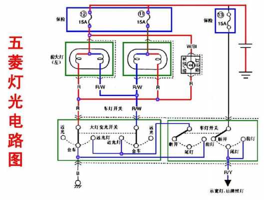  五菱荣光灯光故障「五菱荣光灯光电路图」