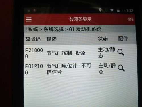 obd显示节气门故障,节气门ecu 