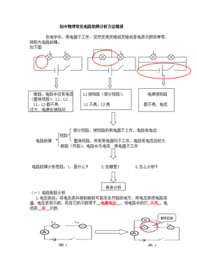 电路故障及原因分析-电路故障及原因