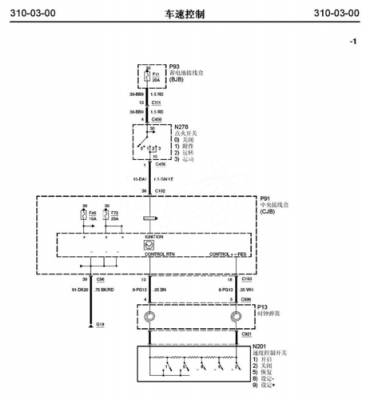 福克斯离合器电路故障A,福特福克斯离合器作动器电路电压低 