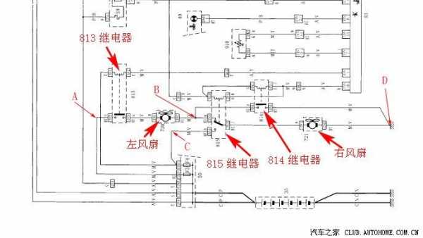 福克斯风扇部件故障,福克斯风扇电路图 