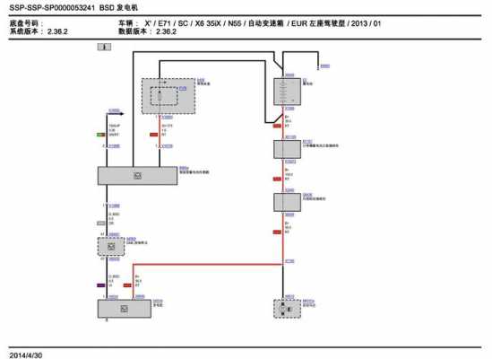 宝马x6线路图-宝马x6看线故障