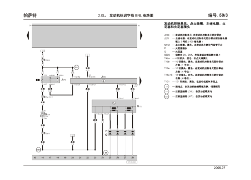 新帕萨特喇叭电路故障