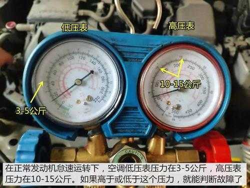  汽车空调低压开关故障「汽车空调打开低压变负什么问题」