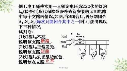 电路故障分析问题 分析电路的故障诊断