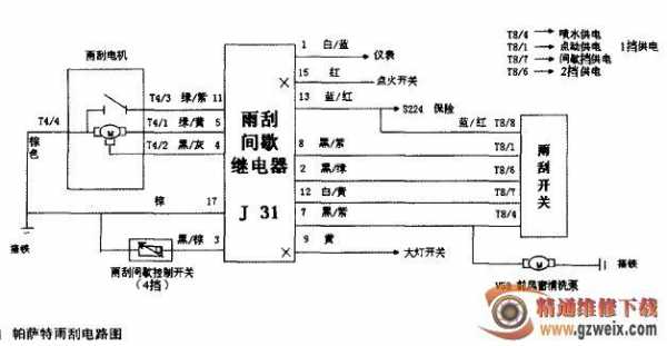 雨刮器的线路故障诊断 雨刮导线故障