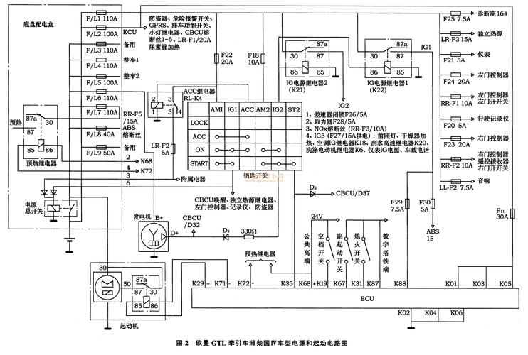 电动牵引车电路图