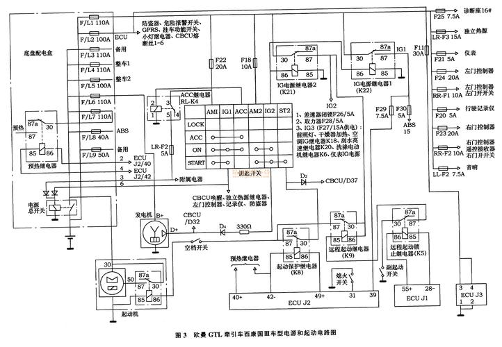 电动牵引车电路图