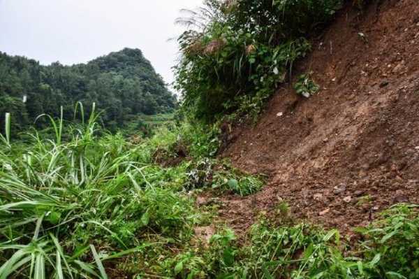 在山区道路遇到这种情况