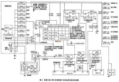 gtl故障欧曼380电路配件