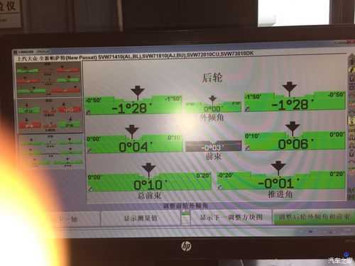 帕萨特四轮定位故障检修_帕萨特四轮定位标准值