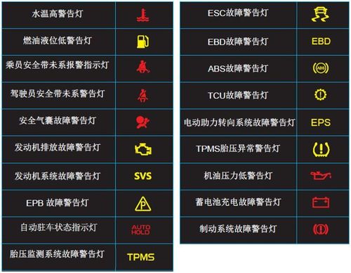 行车电脑故障显示图