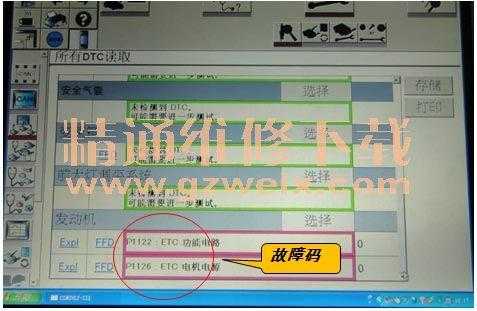 故障码p1122怎么解决