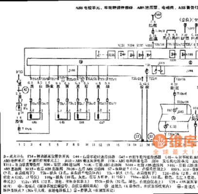 大众abs电气故障_大众abs电路图