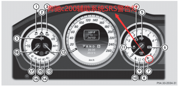 奔驰s无法启动-奔驰srs故障点不着