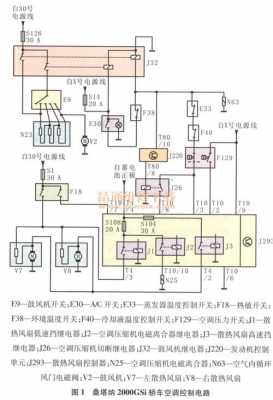 新桑塔纳停路边电路故障_桑塔纳电路图解