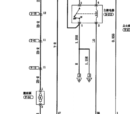 普桑油泵故障前兆（普桑油泵线路图）