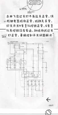 飞度电路故障什么意思